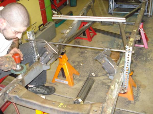 aaron_grinding_motor_mount_jig_in_position