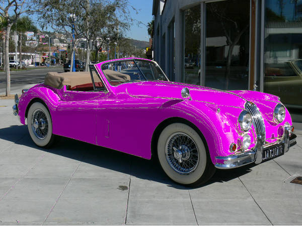 1948 Jag, photoshoped