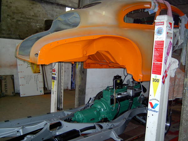 putting the body on chassis