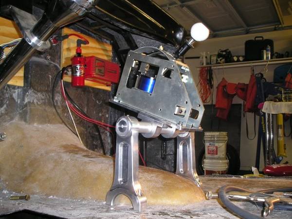 Shifter on Custom BBC Al Rod Mounts