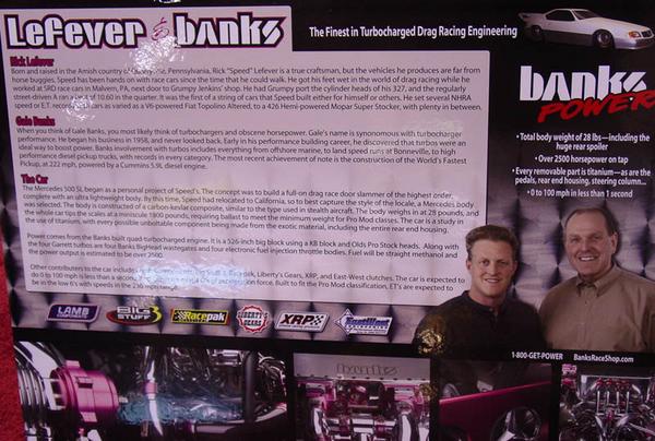 Mercedes 500 SL Quad Turbo Pro Mod Info