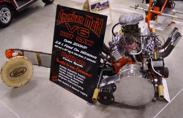 Nitrous Powered V6 Chain Saw